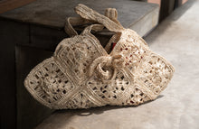 Load image into Gallery viewer, Destiny Crocheted Raffia Shoulder Bag