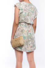 Load image into Gallery viewer, Stephanie Wicker Clutch made from handwoven rattan with a removable brass chain strap, perfect for day or night wear.