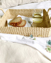 Load image into Gallery viewer, Stephanie Trays Set of 2, crafted from 100% natural plant fiber, ideal for organizing and displaying items around the home.