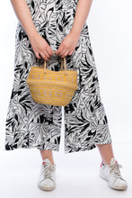 Load image into Gallery viewer, Gina foldable mini basket Vegan handbag