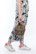 Load image into Gallery viewer, Gina foldable mini basket Vegan handbag