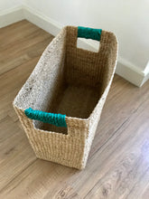 Load image into Gallery viewer, Alex Rectangle Basket, handwoven from 100% natural plant fiber, ideal for organizing kitchens, living rooms, bedrooms, and bathrooms.
