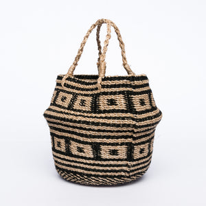 Gina foldable mini basket Vegan handbag