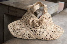 Load image into Gallery viewer, Destiny Crocheted Raffia Shoulder Bag
