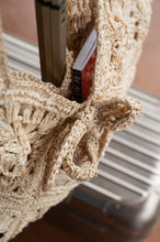 Load image into Gallery viewer, Destiny Crocheted Raffia Shoulder Bag
