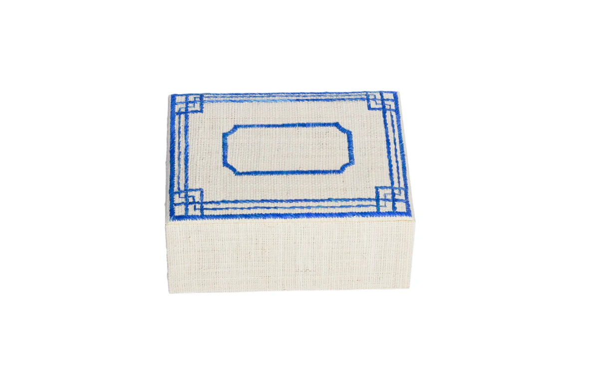 Penelope Chinois Border Embroidery Jewelry Boxes