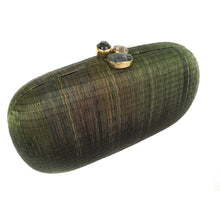 Load image into Gallery viewer, Grass is Greener Oval Clutch (Vegan)
