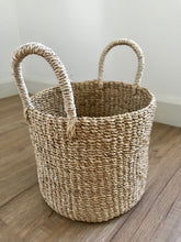 Load image into Gallery viewer, Dinah Catch-All Basket made from 100% natural plant fiber, ideal for organizing keys, spices, bath essentials, or as a planter cover.
