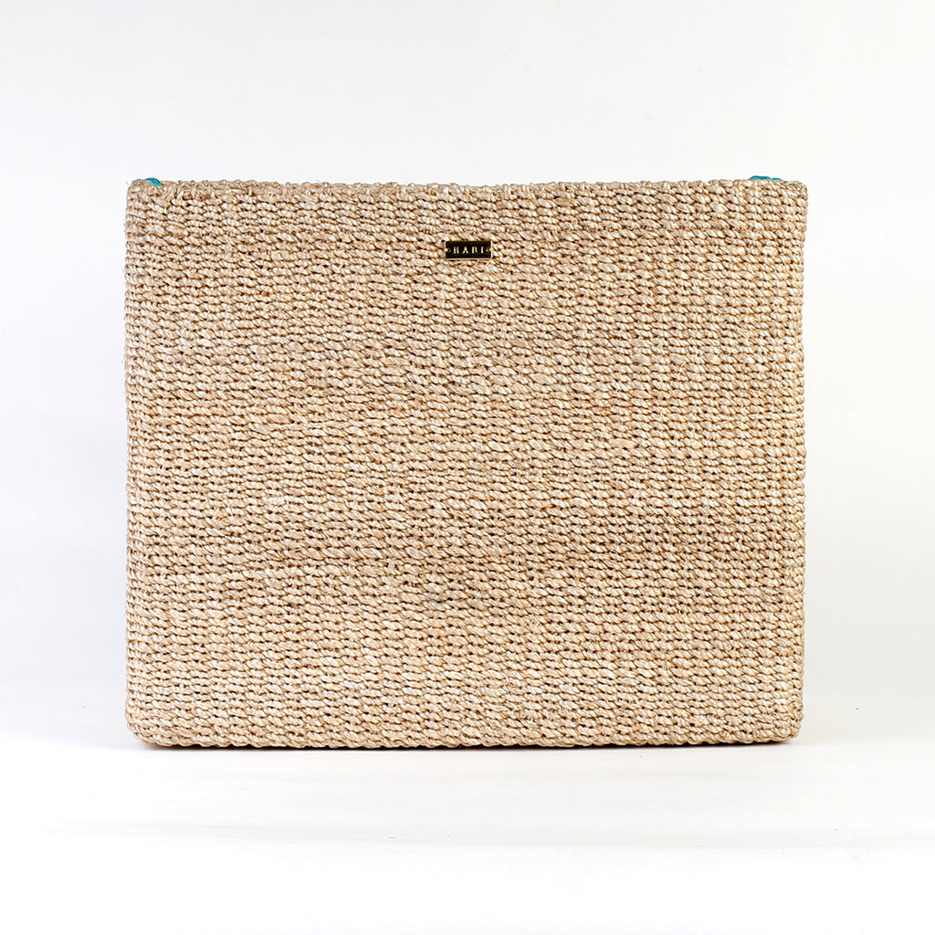 Alex Rectangle Basket, handwoven from 100% natural plant fiber, ideal for organizing kitchens, living rooms, bedrooms, and bathrooms.