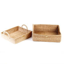Load image into Gallery viewer, Stephanie Woven Trays Set of 2
