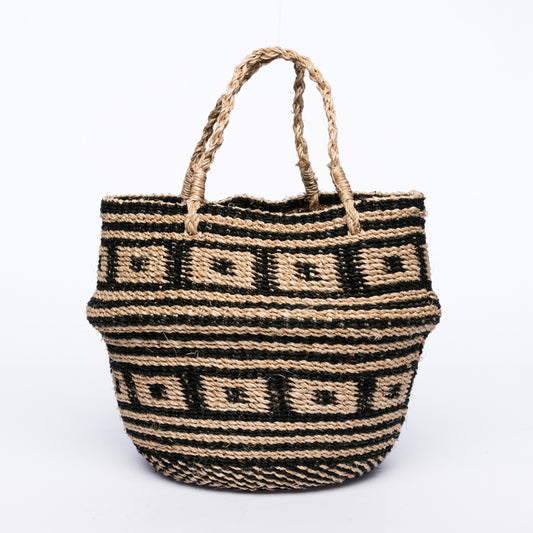 Gina foldable mini basket Vegan handbag